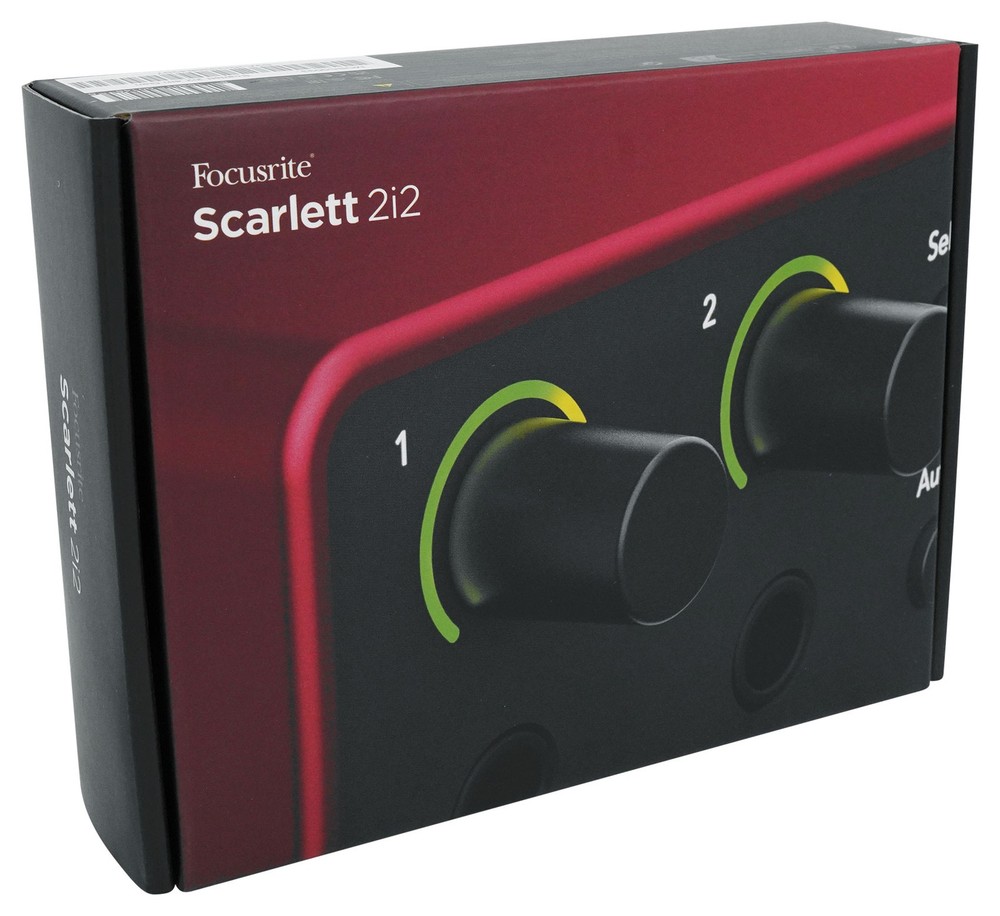 Focusrite Scarlett 2i2 4th Gen Studio Recording USB Audio Interface+Shockmount