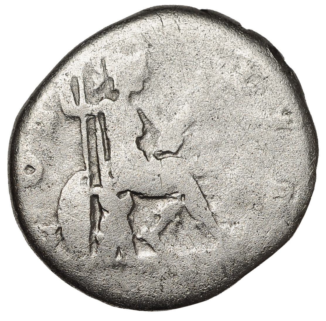 Ancient Roman Empire Coin Silver Denarius Hadrian 117 - 138 AD Authentic #31401