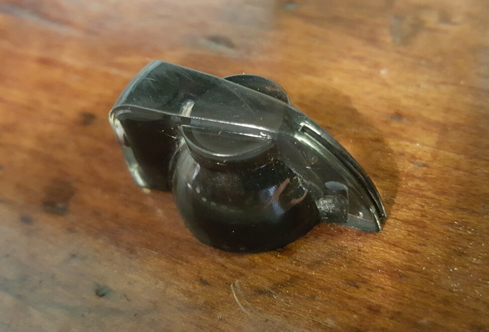 4 Chicken Head Knobs With Set Screw.. Solid Black.. JAT CUSTOM GUITAR PARTS