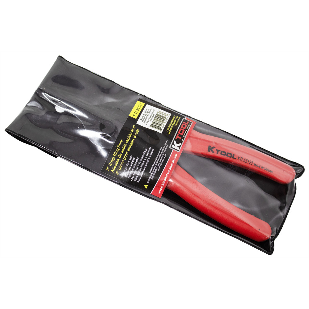 K-Tool 55123.090 Straight Tip Reversible Snap Ring Plier (EA)