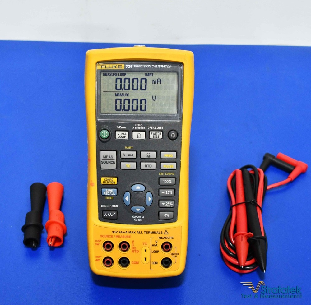 Fluke 726 Multifunction Process Precision Calibrator - NIST Calibrated with Data