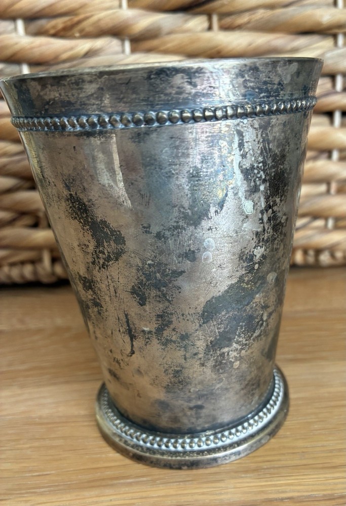 VTG Julep Cup Silverplate Jim Marvin Collection Made in India