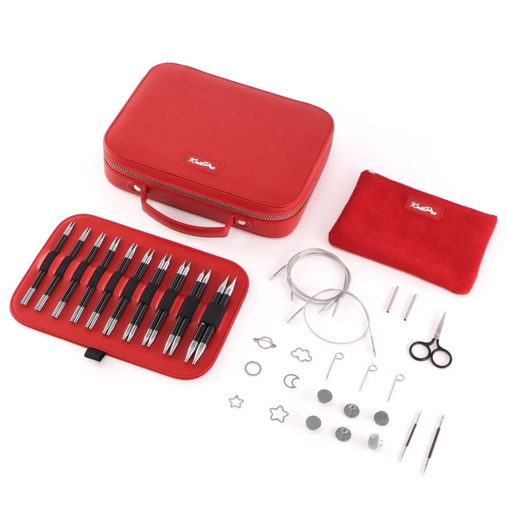 KnitPro Karbonz Élan Premium Interchangeable Circular Needle Gift Set