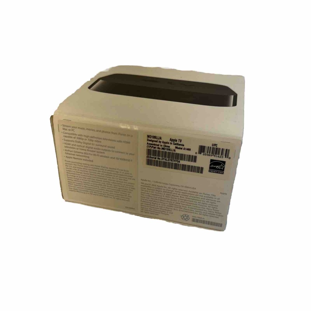 Apple TV 3rd Generation (2013) + Remote & HDMI cable