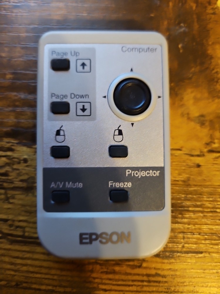 EPSON ELPST09 Presentation Remote Control For Epson 3LCD Projectors. Tested