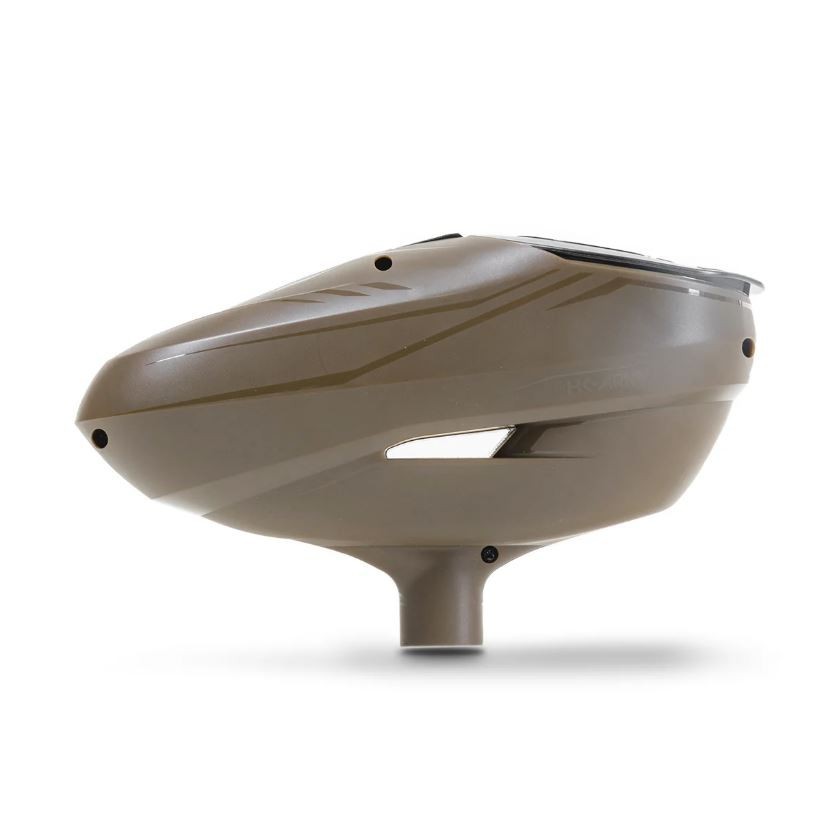 HK Army GFX Gravity Fed 200rd Round Paintball Loader Hopper Tan