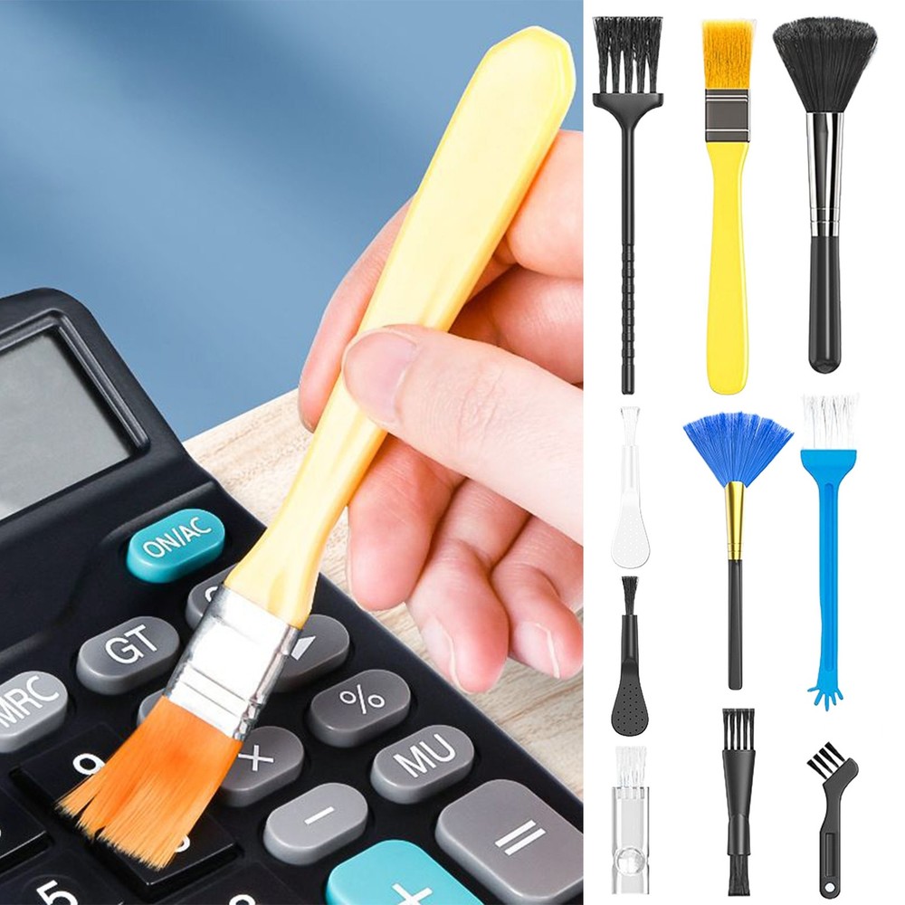 Keyboard Brush 10 Piece Computer Brush Multifunctional Remover Gadgets