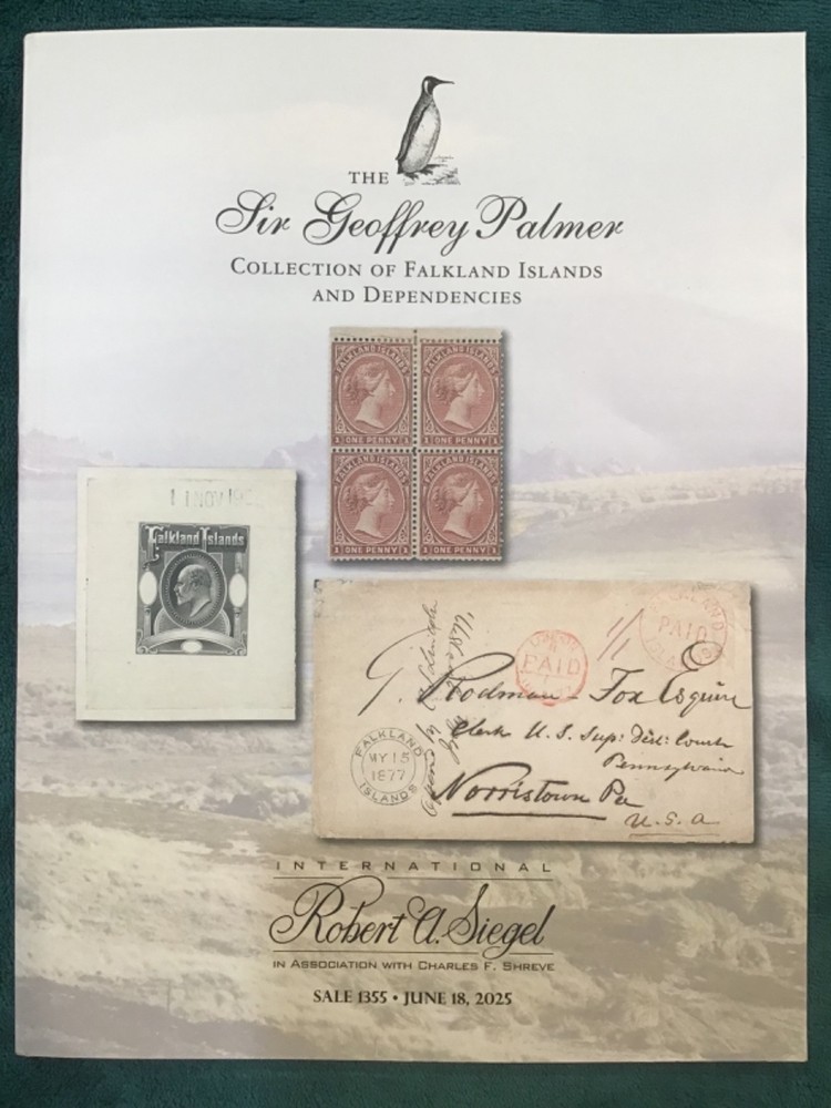 Siegel 1355 The Sir Geoffrey Palmer Collection Falkland Islands (2025)
