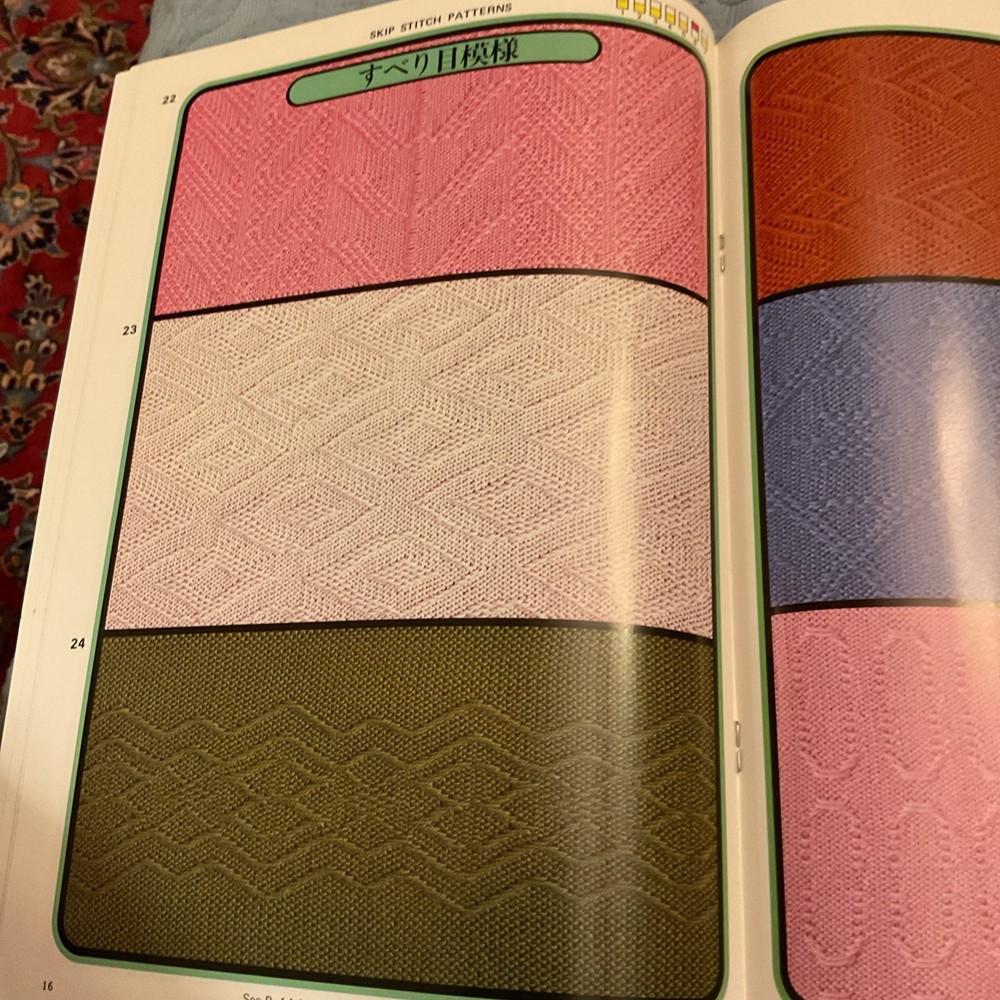 Electroknit Patterns For Knitting Machines