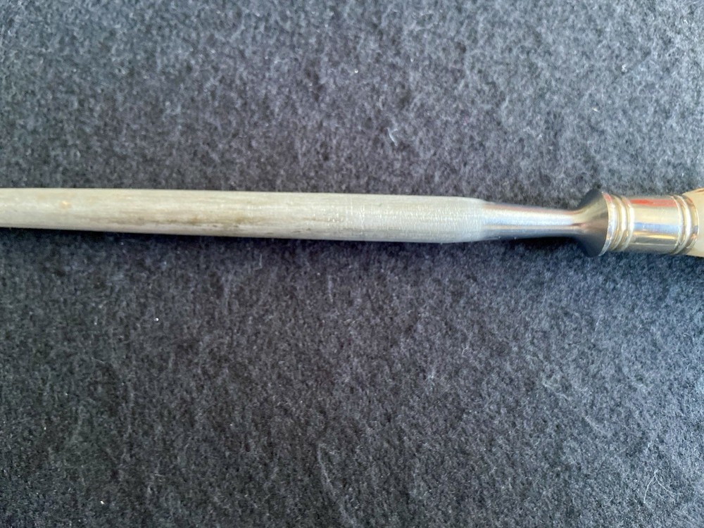 Vintage Bone Antler Handle Knife Sharpener 12 Inch