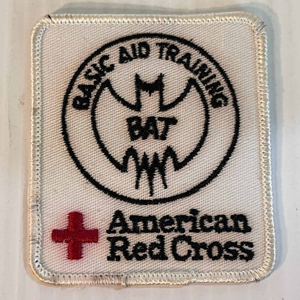 American Red Cross Basic Aid Training 3x2¾ patch
