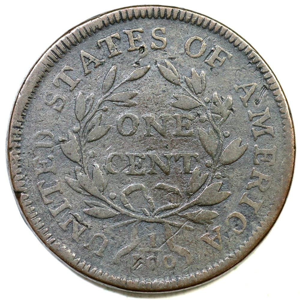 1797 NC-2 R-6 Draped Bust Large Cent Coin 1c