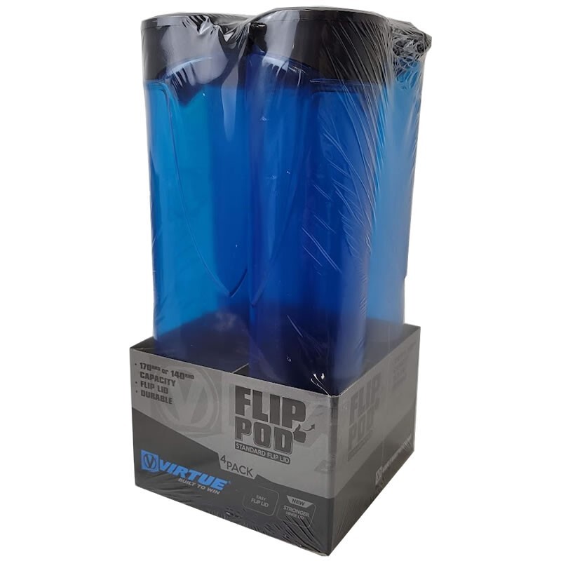 Virtue Flip 170 Round Pods - Blue 4 Pack