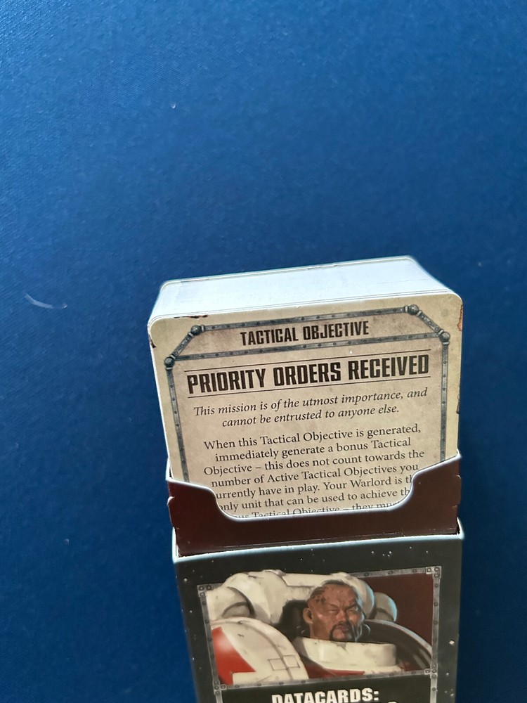 Warhammer 40K White Scars Data Cards Datacards Deck