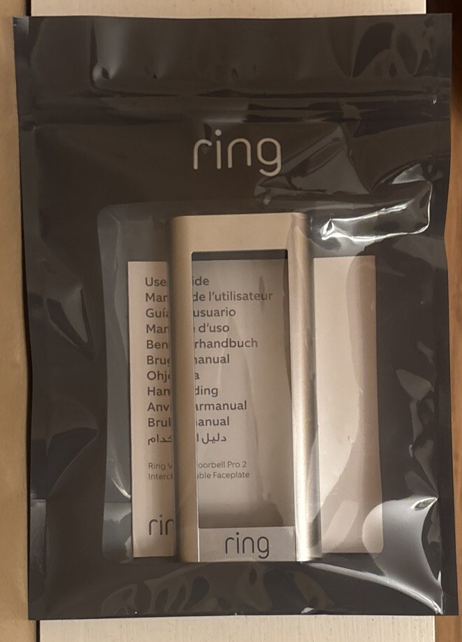 Ring Doorbell Pro 2 Interchangeable Faceplate (Silver)