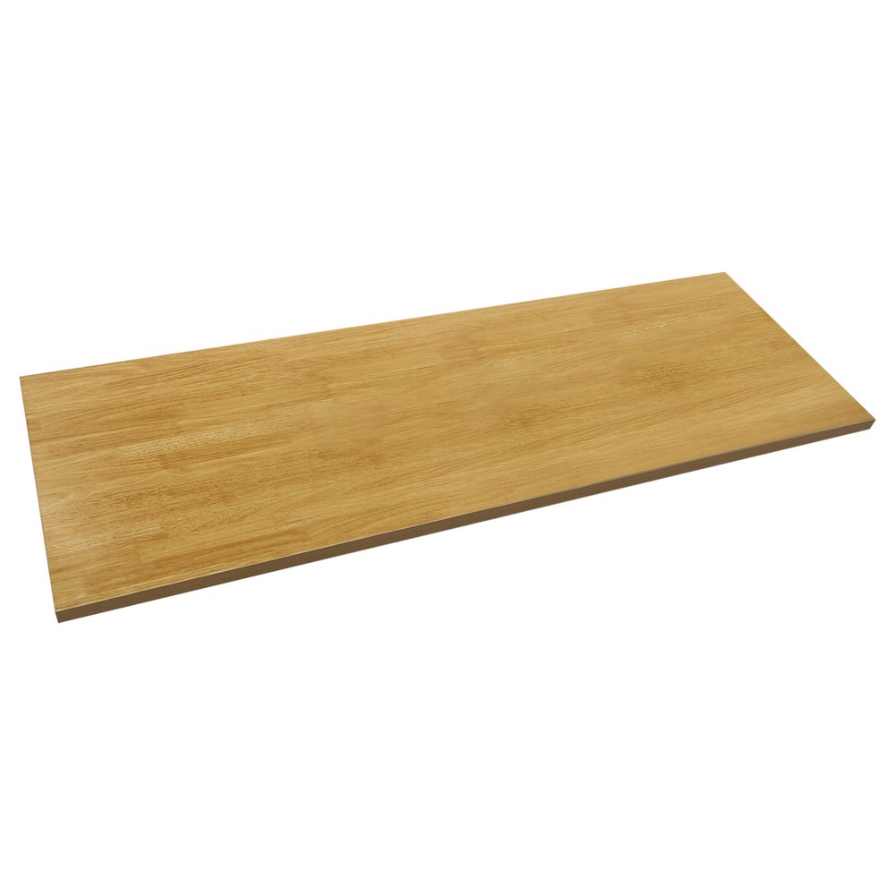 Wood Color 60x180x3.5cm Adjustable Workbenches Tabletop Rectangular Countertop