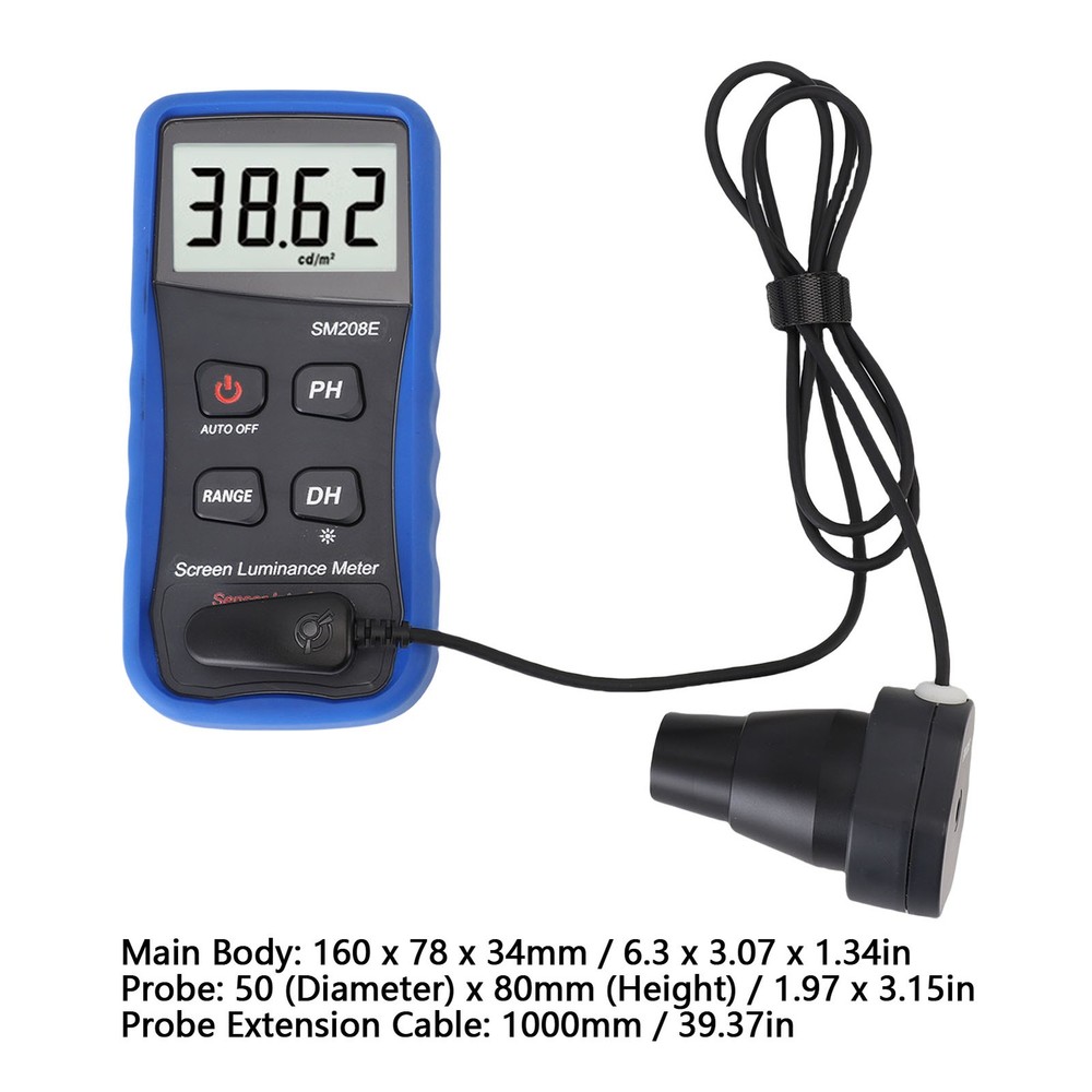 Screen Brightness Meter Color Screen Luminance Meter High Accuracy Data