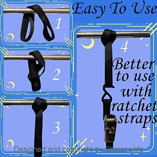 Soft Loop Tie Down Straps,Heavy Duty,for Motorcycle