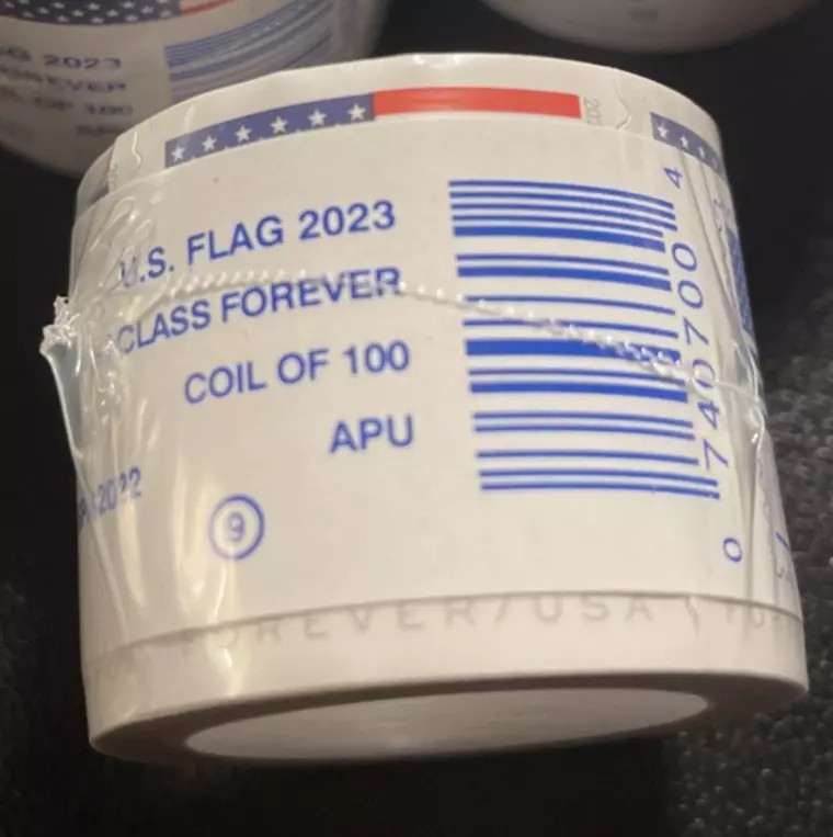 New 1 rolls of 100 USPS - Postage Free Ship!!-100 PCS-Discount Multiples!