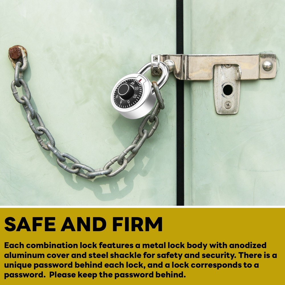 Master Coded Lock 50mm With Round Fixed Combination Padlock G9R44203