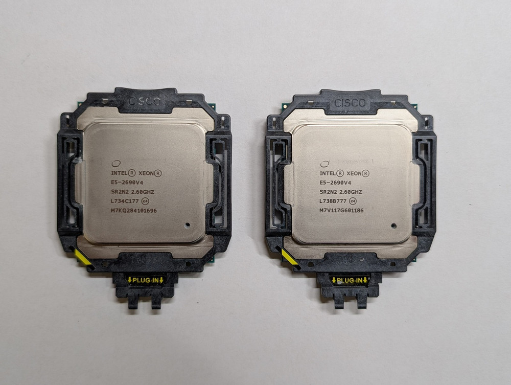Matching Pair Intel Xeon E5-2690V4 SR2N2 2.60GHz CPU Matched