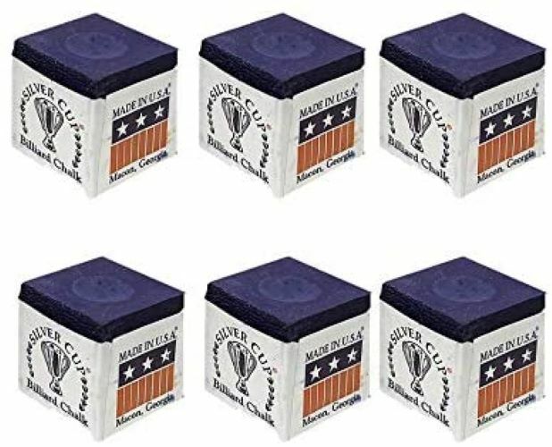 Silver Cup Billiard Chalk - 6 pack (Purple)