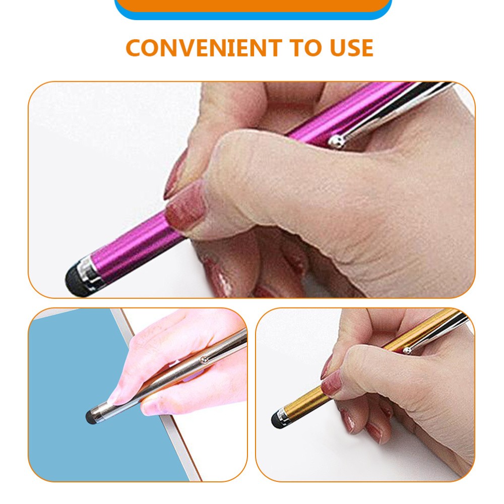 10pcs Stylus Pens Replaceable Fiber Tips Capacitive Stylus for Touch Screen