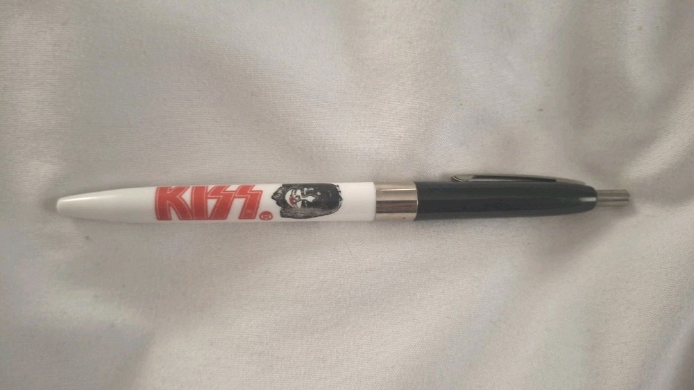 RARE KISS PETER CRISS PEN RETRACTABLE, BALL - 1978