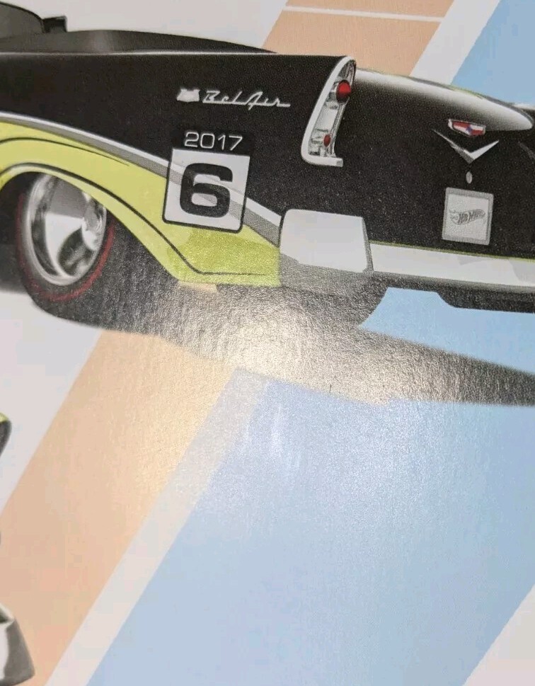 2017 Hot Wheels Collector Edition '56 Chevy Convertible E-Sheet