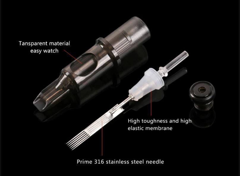 20PC Spark Tattoo Disposable Cartridge Needles Round Liner : 1,3,5,7,9,11,14RL