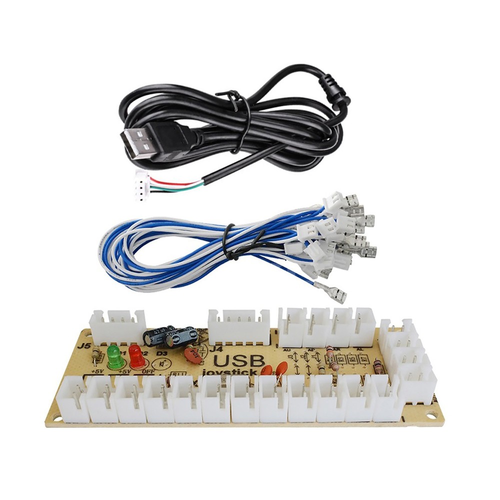 Quimat Zero Delay Arcade USB Encoder Board to Joystick for Mame Jamma Other PC H