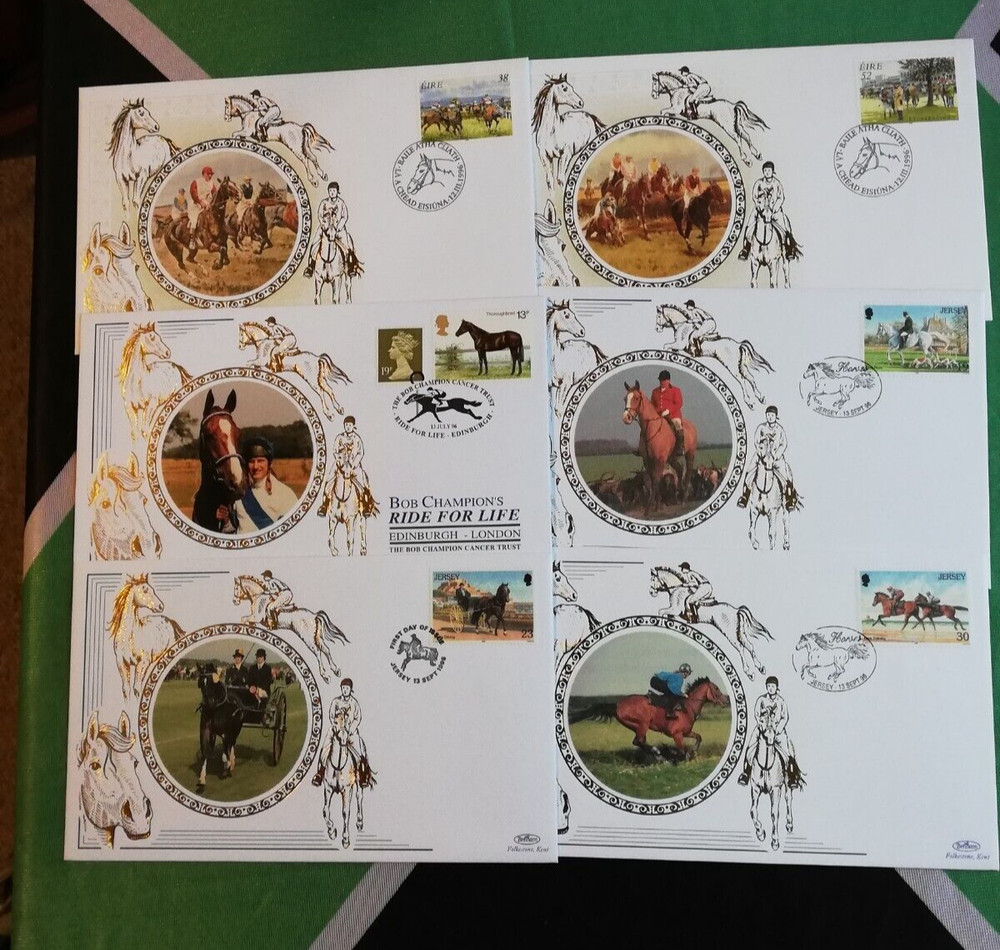 FDC & commemorative covers - HORSES