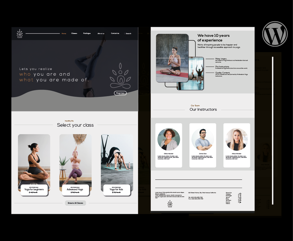 Unique responsive business wordpress website with elementor pro