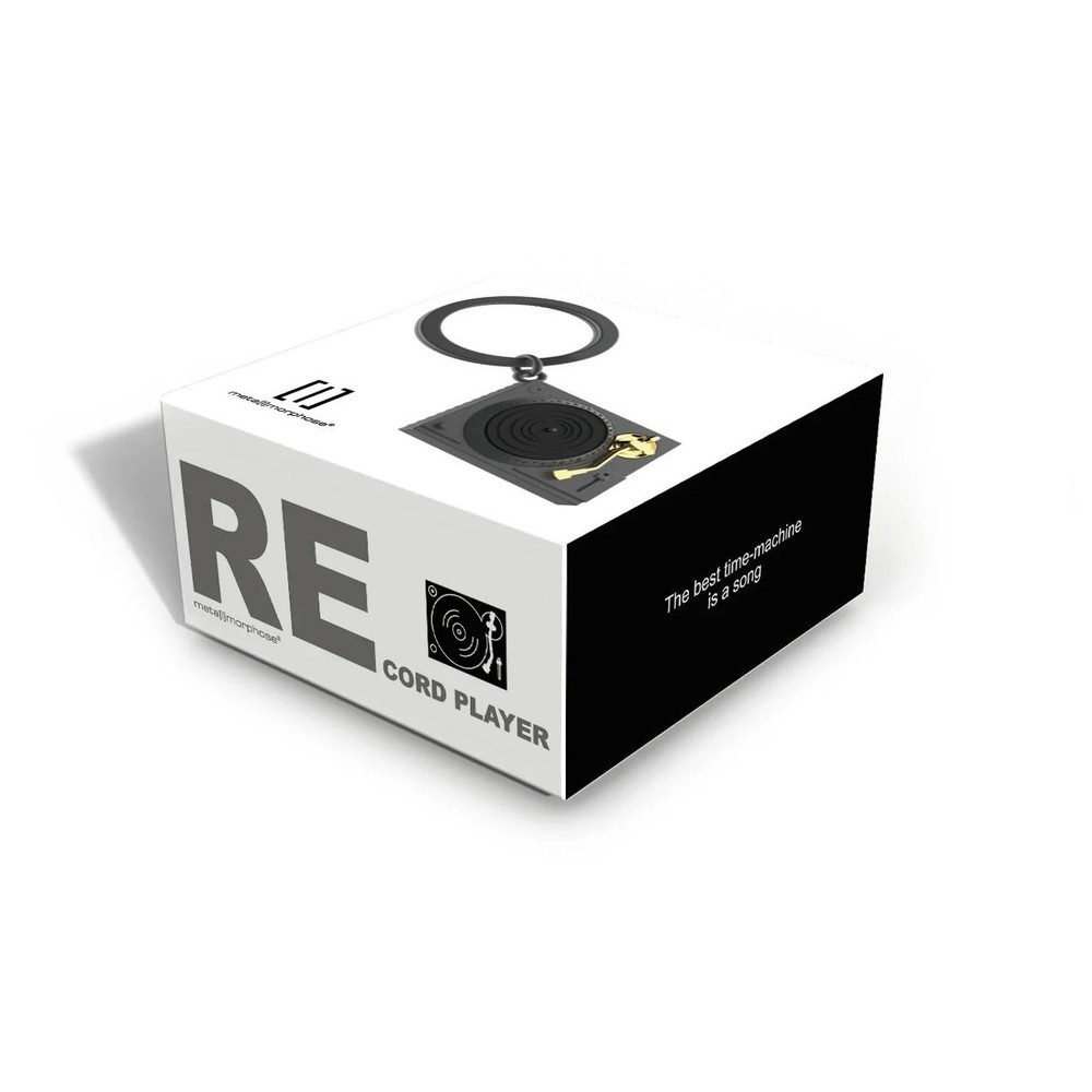 Metalmorphose 3D Record Player Keychain