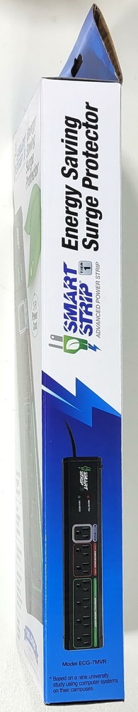 Smart Strip ECG-7MVR Energy Saving Surge Protector with Autoswitching Technology