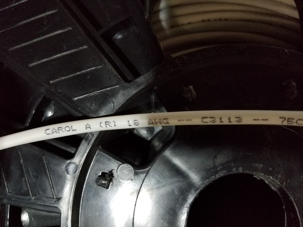 Carol C3113 18/4C Stranded Plenum Media/Security/Control Cable CMP White /100ft