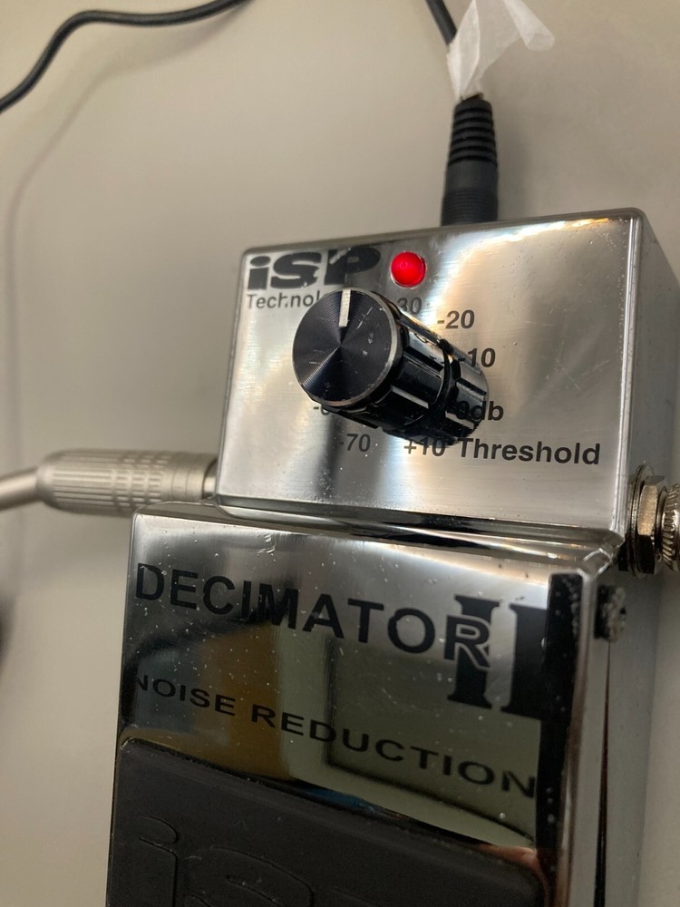 ISP Technologies Decimator II Noise Reduction Guitar Pedal Tested Work
