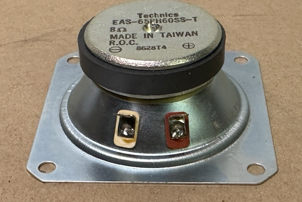 OEM Technics 3” Tweeter Driver EAS-65PH60SS-T Frame Screws Pulled From SB-2660
