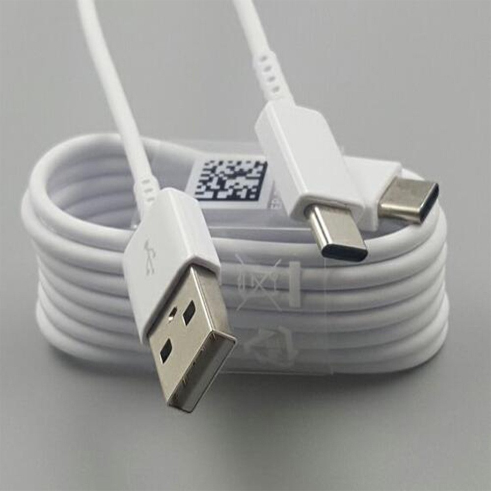 USB Type-C Data Cable 3ft Charging Cord for Samsung Galaxy S10 S20 S21 S22,White