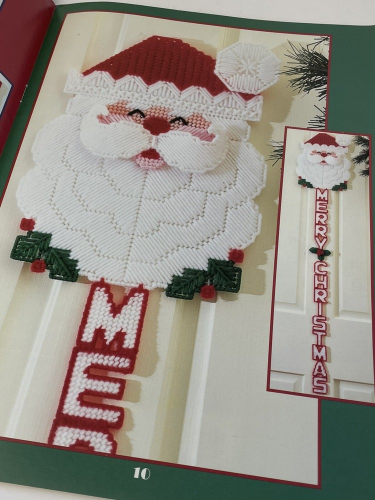 PLASTIC CANVAS Pattern Leaflet Booklet Leisure Arts Easter Wall Decor Holidays