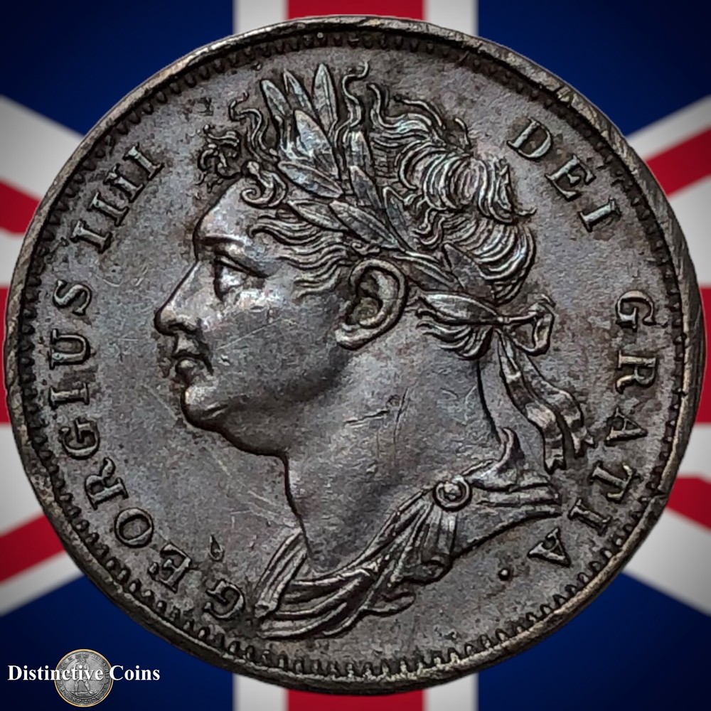 Great Britain 1822 Farthing 1/4d GB3259