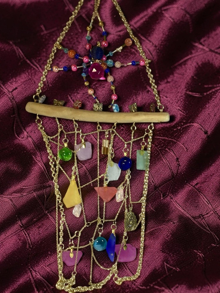 Beaded Spider Suncatcher