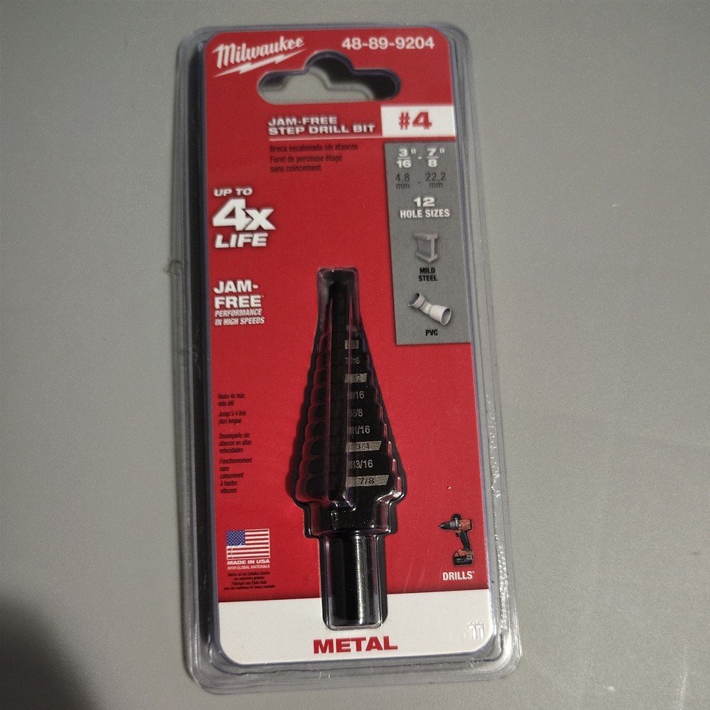 Milwaukee 48-89-9204 Step Drill Bit