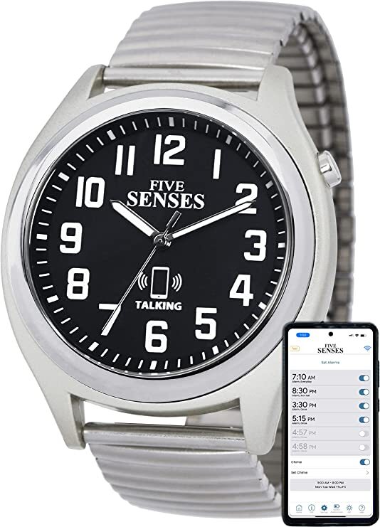Bluetooth Atomic Talking Watch for Visually Impaired - App Controlled 2nd Gen