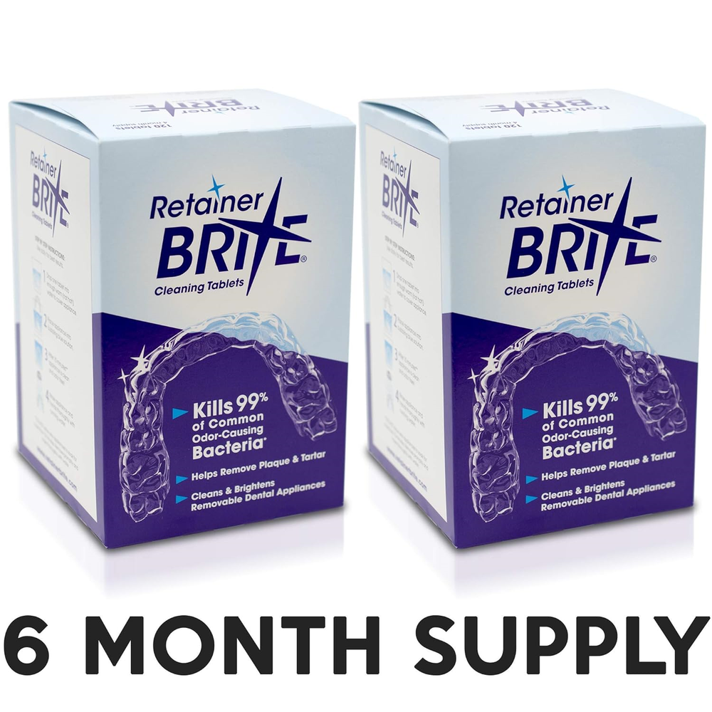 Retainer Brite Retainer brite -6 months supply- 2 boxes pack -192 tablets  192