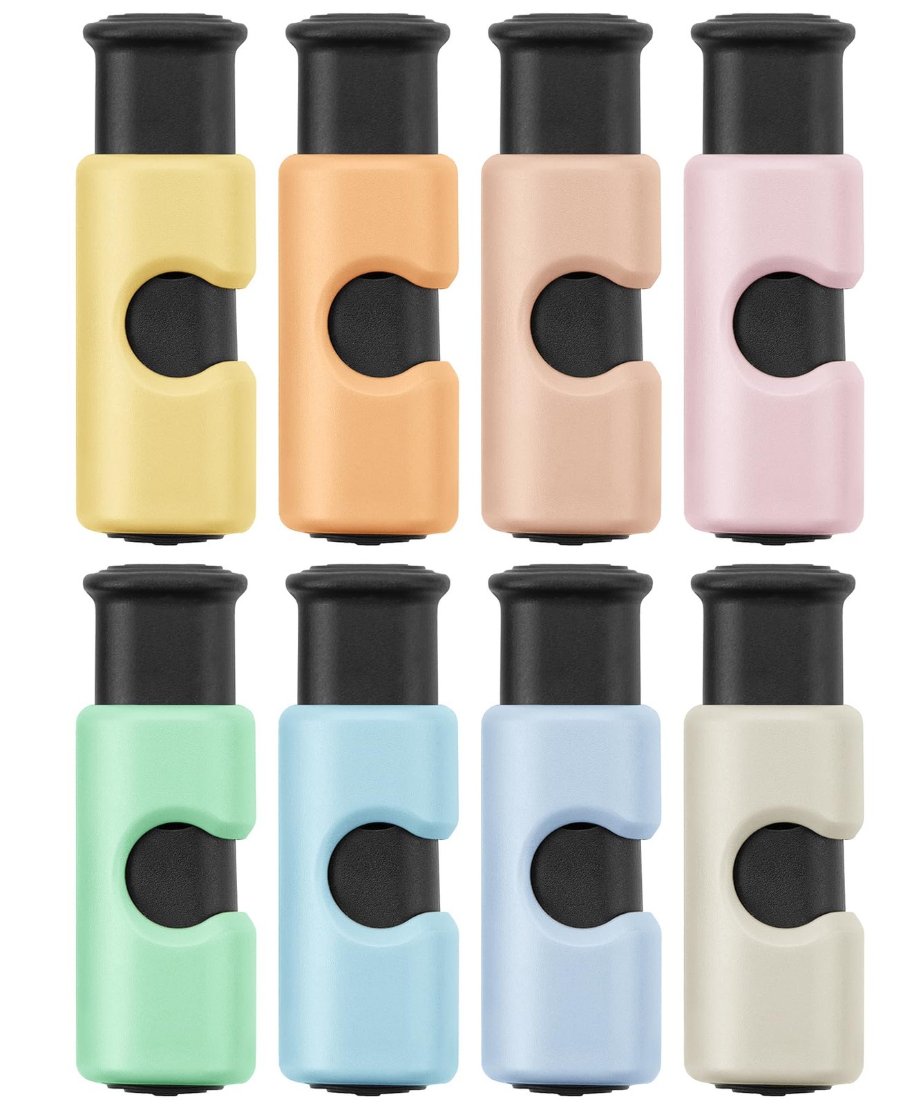 Mr. Pen- Squeeze and Lock Bread Bag Clips, 8 Pack, Soft 8 Pastel