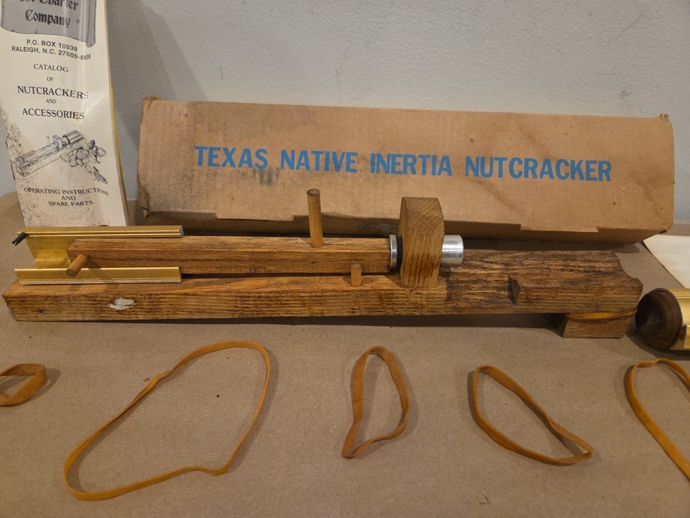 Nutcracker Nut Texas Native Inertia Industries Original Box And Papers USA