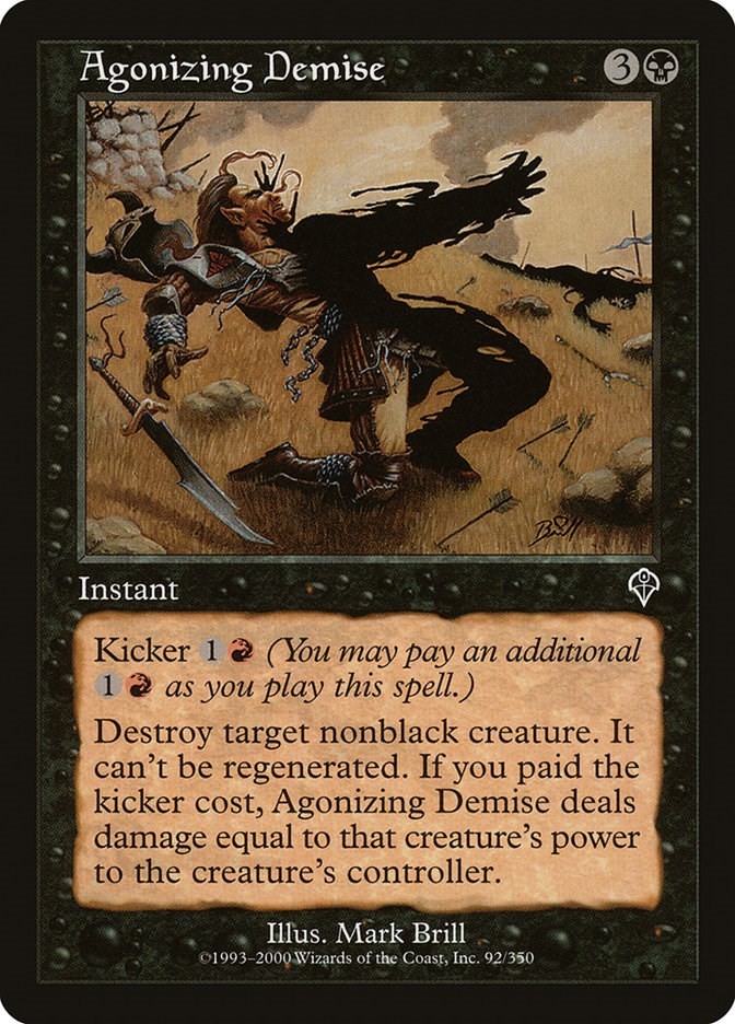 Agonizing Demise Invasion 92 MTG MP