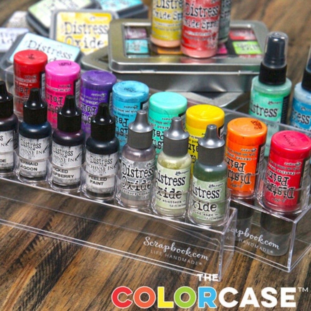 ColorCase Art Organizer - Stackable Scrapbook Storage for .5oz Bottles