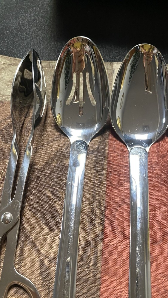 Oneida Stainless Hostess Serving Pieces. Pre-owned